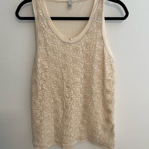 JCrew Crochet Tank Top